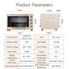 SUNATUR Electric Oven: Pizza & Pastry Perfection - 60L