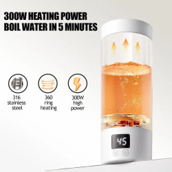 SUNATUR Smart Self-Heating Coffee Mug - Keep Drinks Hot Anywhere