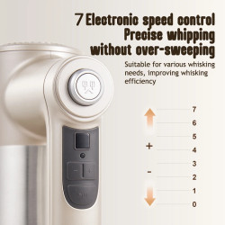 SUNATUR Wireless Hand Mixer: Powerful Mixing for Cakes & More