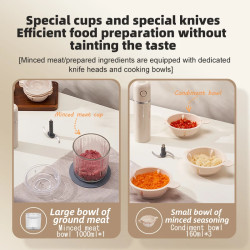SUNATUR 3-in-1 Immersion Blender: Powerful & Portable Chopping