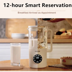 SUNATUR Soy Milk Maker - Automatic & Powerful for Smooth Drinks